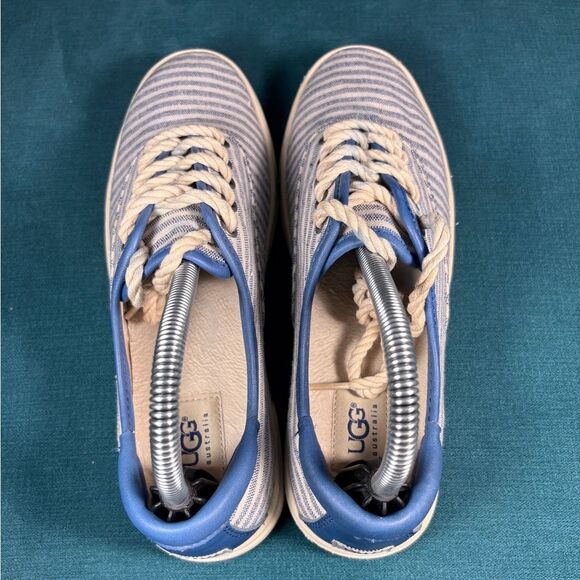 Size 8 - Women’s UGG Ryan II blue stripes shoes - Picture 6 of 8